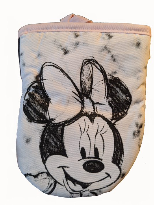 Minnie Mouse Pink Oven Mini Mitts Pk 2